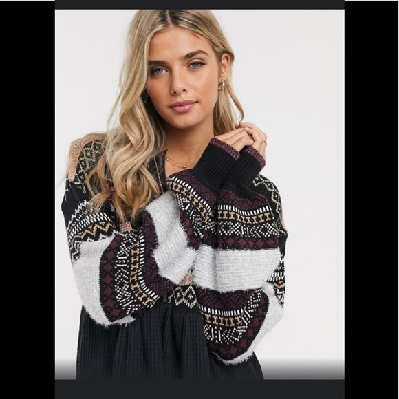 NWT Free People Cozy Cottage Sweater - Picture 2 of 15